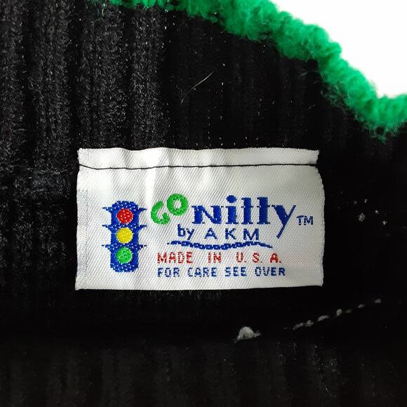 Vintage 80s Scottie Dog Christmas Sweater Tartan Plaid Black Retro Grandmacore - Picture 8 of 11